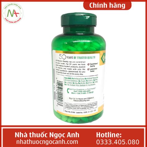 Thuốc Zinc Nature's Bounty 50mg bao nhiêu tuổi uống được, giá bao nhiêu ...