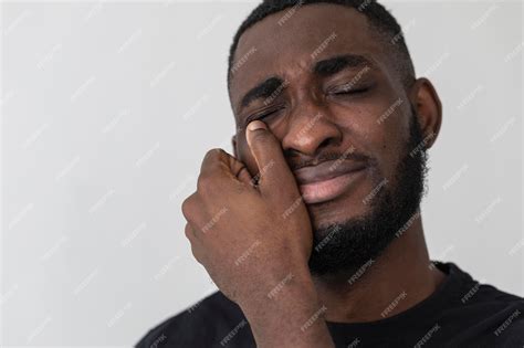 Black Man Crying Intervention