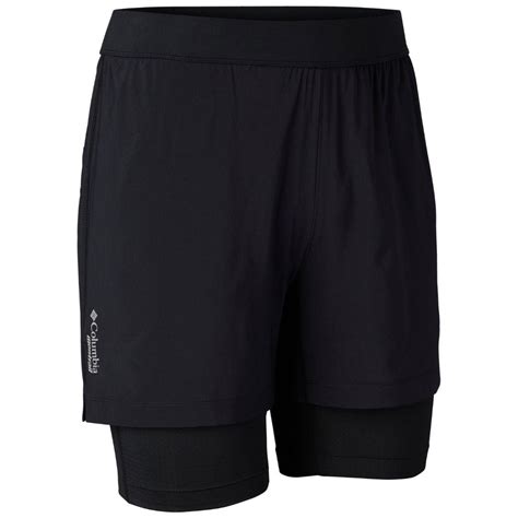 Columbia Men Black Titan Ultra II Short (Sun Protection)