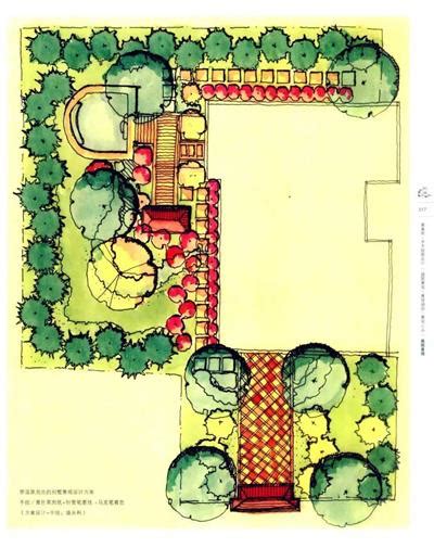 别墅庭院设计平面效果图2的图片浏览,园林方案设计,花园庭院,园林景观设计施工图纸资料下载_定鼎园林