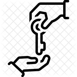 Image result for Hand Over Key Icon