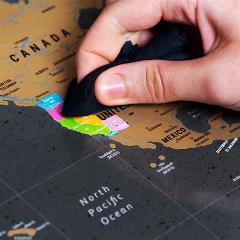 Map Of The World Scratch Off