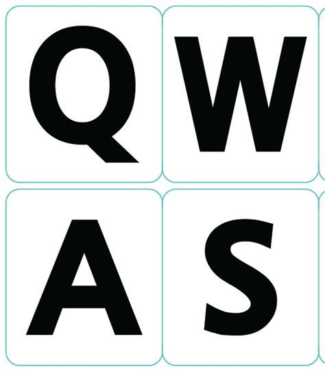 Online-Welcome English US Large Letters(Upper CASE) Non Transparent ...