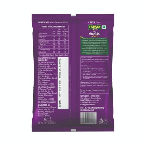 Fabsta Macaroni Pasta, 800 g – Starquik