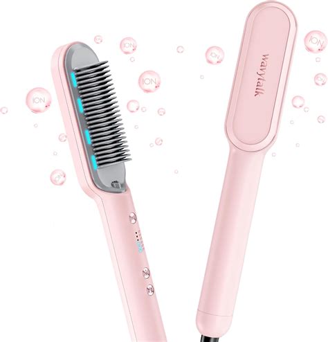 Amazon.com : Wavytalk Hair Straightener Brush, Sleek Sweep Ionic ...