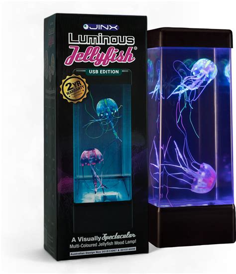 YISITONG Jellyfish Lamp Night Light, 17 Color Changing Jelly Fish Tank ...
