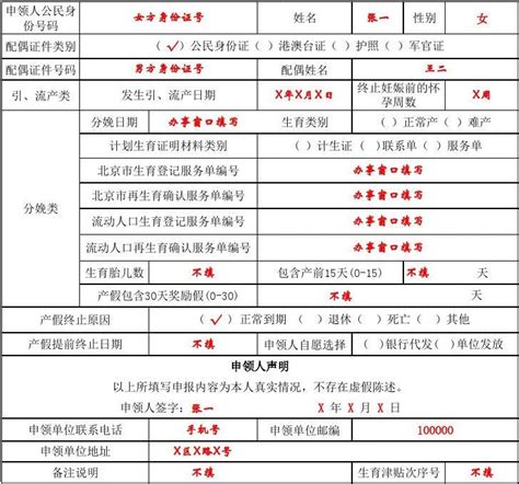 北京市申领生育津贴人员登记表(2018新版模板)_文档下载