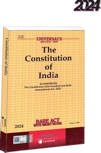The Constitution Of India Edition 2024: Buy The Constitution Of India ...