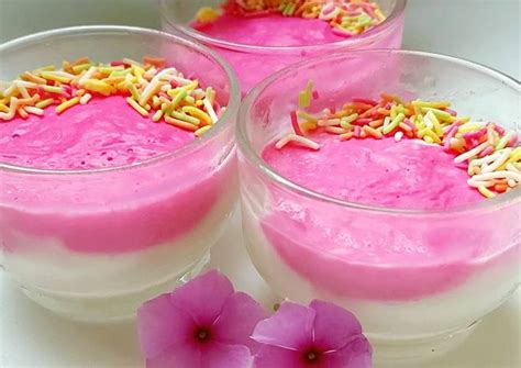 Rose Vanilla Pudding Recipe by Shradha Nema (foodgazin') - Cookpad