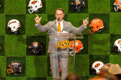 See our best photos from Oklahoma State Head Coach Eric Morris ...