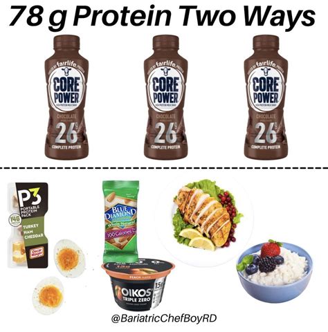 Bariatric Food - 78 grams of protein easy | Bariatric recipes sleeve ...