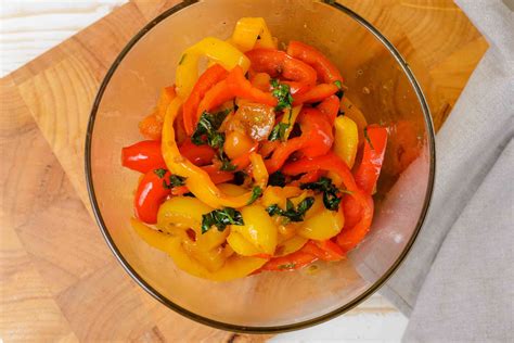 Garlic and Herb Sautéed Bell Pepper Strips Recipe