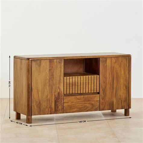 Buy Olivia Mango Wood Sideboard - Brown from Home Centre at just INR ...