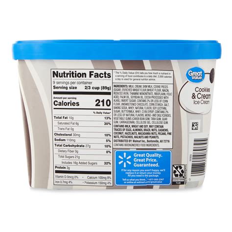 Cookies And Cream Ice Cream Tub