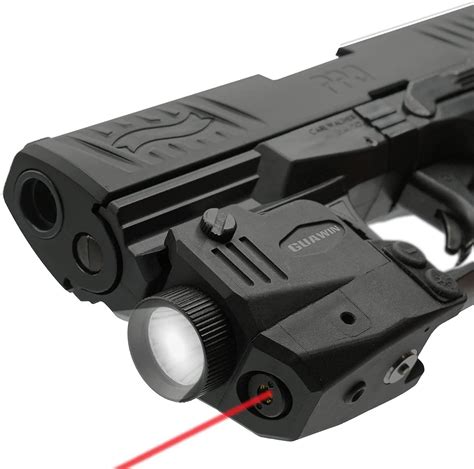 Buy GUAWIN Pistol Light with Red&Green Laser Beam for s, Rechargeable ...