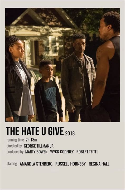 The Hate U Give Poster 的图像结果