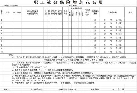 职工社会保险减少花名册- 合肥本地宝