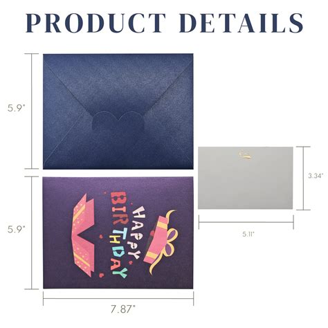 VUDECO Pop Up Birthday Card Happy Birthday Card Birthday Cards for ...