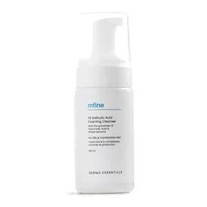 mfine Derma Essentials 1% Salicylic Acid Foaming Cleanser : Amazon.in ...