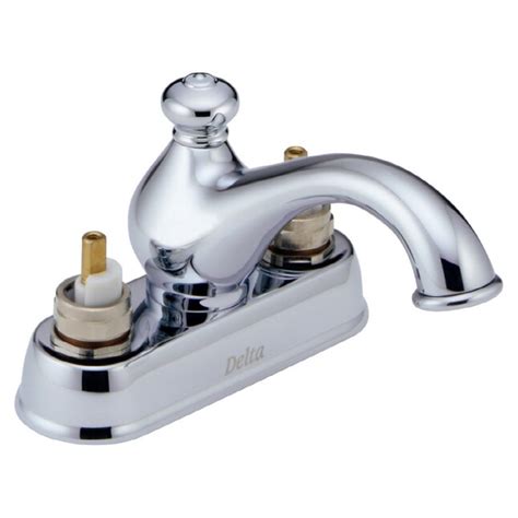 Delta Leland Chrome 2-Handle WaterSense Bathroom Sink Faucet (Drain ...