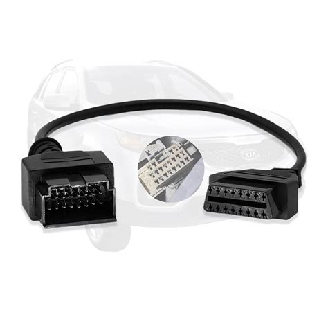 AMHTDOL OBDI to OBDII Diagnostic Cable for KIA Vehicles 20Pin Obd1 to ...