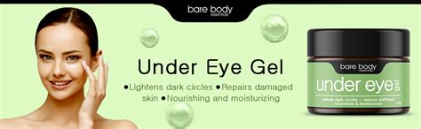 Bare Body Essentials Under Eye Gel, Reduces Dark Circles and Puffiness ...