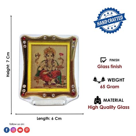 Shop Lord Ganesha Frame For Dashboard | Buy Online | Satvikstore.in ...