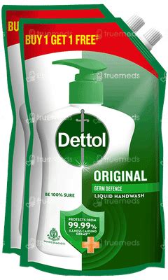 Dettol Original Liquid Handwash Refill Buy 1 Get 1 Free 750 Ml Each ...