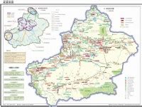 新疆维吾尔自治区政区图 - 新疆地图 - 地理教师网