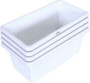 Heart Home Rectangular Jupiter Plastic Window Pot|Flower Planter 14 ...