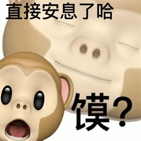 猴张嘴震撼emoji:直接安息了哈 馍？表情包图片gif动图 - 求表情网,斗图从此不求人!