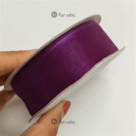 Organza Ribbon (Royal Purple - 1 inch) – Furxotic