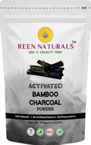 reen naturals Bamboo Activated Charcoal powder Ideal for skin ...