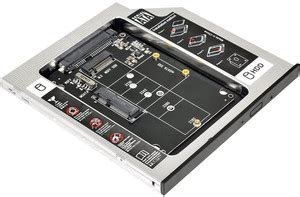 ULTRABYTES 9.5 Caddy SATA,MSATA NGFF B/M-Key SSD to Slimline SATA 13Pin ...