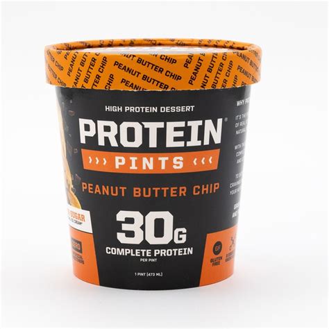 Protein Pints Peanut Butter Chip Protein Ice Cream (473 ml) Delivery or ...
