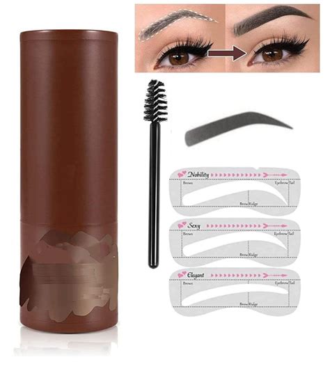 Buy SIXPLUS Eyebrow Stamp and Eyebrow Stencil Kit - Eyebrow Stamp and ...