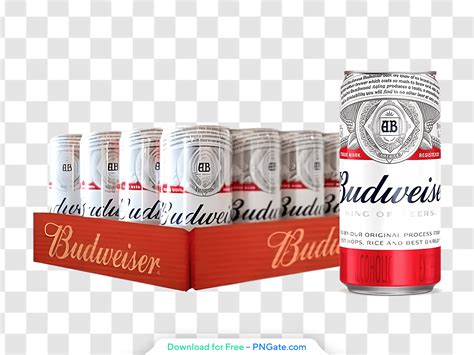 Cerveza Budweiser 269ml 24 Pack Beer Can Free PNG - PNGate
