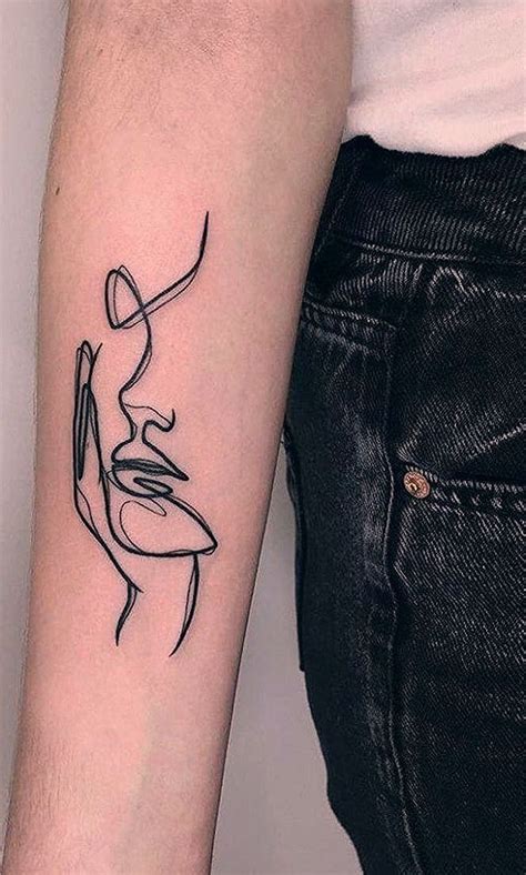 one line tattoo ideas small