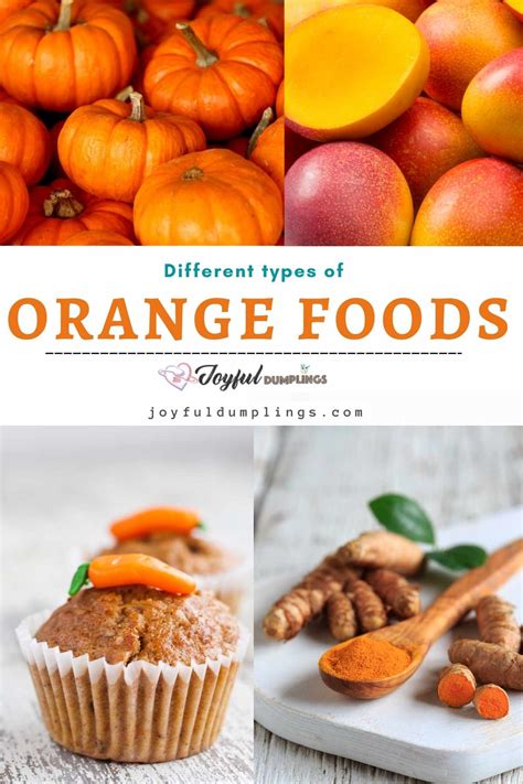 Orange Foods (Foods That Are Orange) » Joyful Dumplings