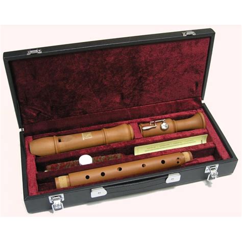 Hohner Professional Baroque Tenor Pear Wood Recorder w/ Case, Key of C ...