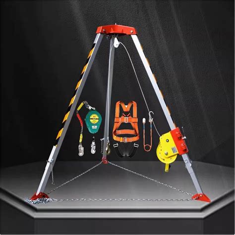 Confined Space Tripod Kit Confined Space Rescue Tripod Heavy Duty Fire ...
