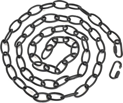 Amazon.com: CUFEAL 4mm Diameter 6 Ft Long Black Hanging Chain Lighting ...