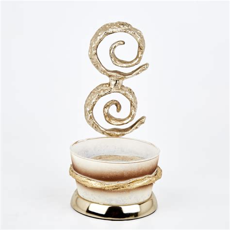 Buy Eternity Vogue Glass and Metal T-Light Holder from Home Centre at ...