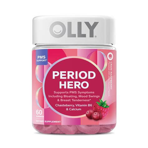 OLLY Period Hero – PMS Support with Vitamin B6 & Chasteberry*– OLLY PBC