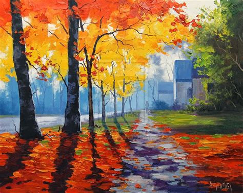 Image result for Watercolor Fall Landscape Tutorial