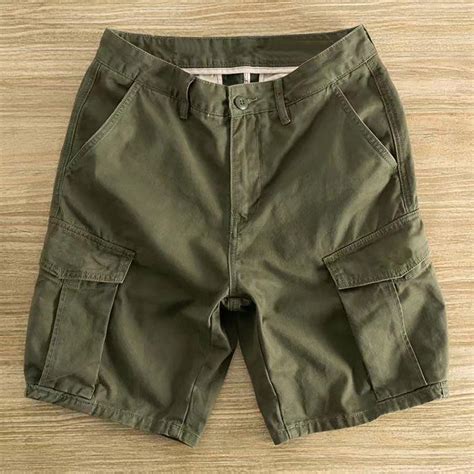 Csijrbb Cargo Shorts for Men Carpenter Green Shorts with Pockets Tennis ...