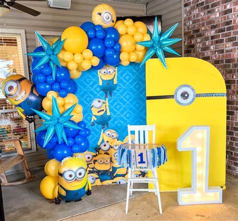 Minion theme birthday party venuelook – Artofit