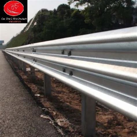 W Beam Highway Crash Barrier - Thrie Beam Highway Crash Barrier Trader ...
