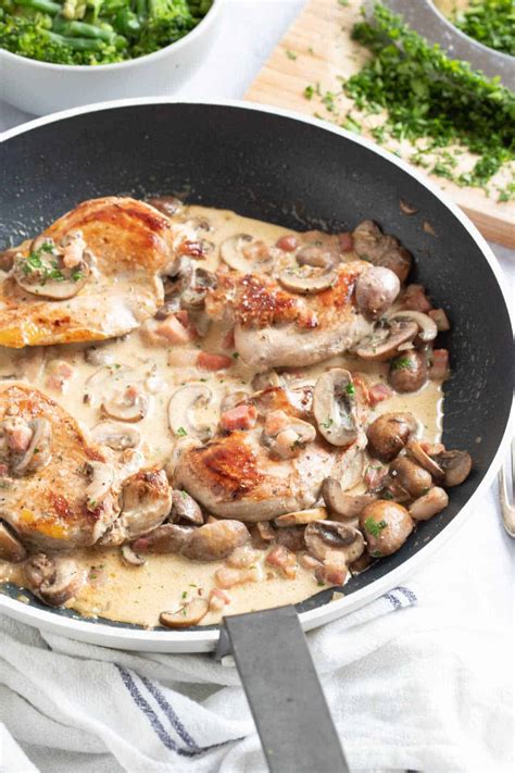 Pan Fried Pheasant Breast in a Creamy White Wine Sauce - Effortless Foodie