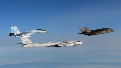 NORAD Releases Photos of U.S. F-35s Intercepting Russian Tu-95s and ...
